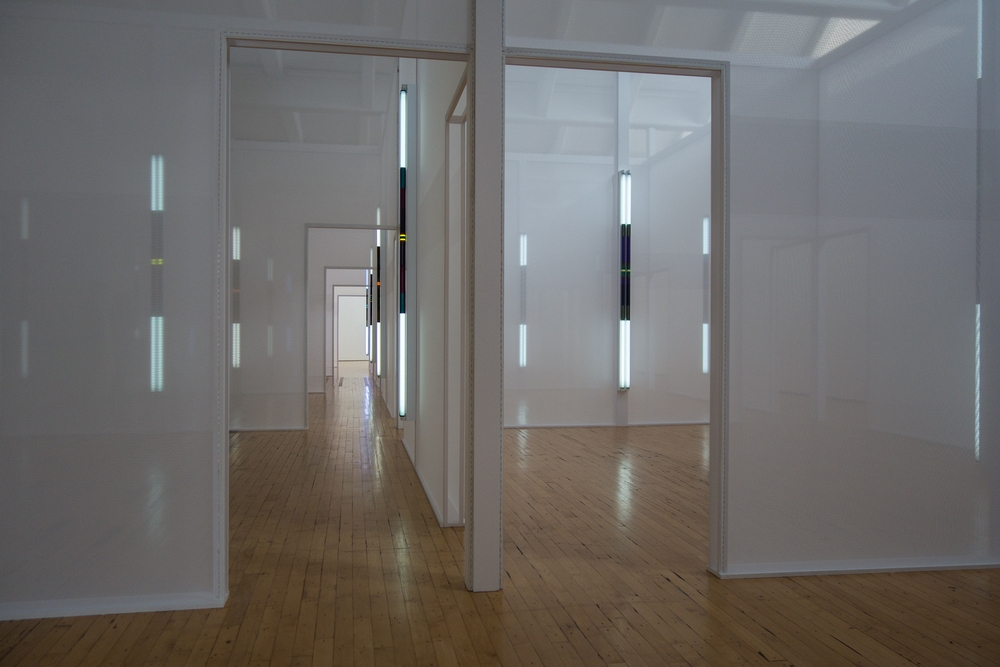 Robert Irwin's "Excursus: Homage to the Square ".<br />June 18, 2015 - Dia Beacon, Beacon, New York.