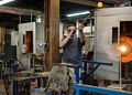 July 16, 2015 - At the Simon Pearce Glass works in Quechee, Vermont.