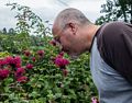 Carl with his new haircut.<br />On the Bridge of Flowers.<br />July 26, 2015 - Shelburne Falls, Massachusetts.