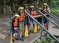 Matthew, Joyhce, Carl, Holly, Miranda, and Henry at the starting point.<br />Rafting on the Deerfield River.<br />July 27, 2015 - Charlemont, Vermont