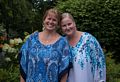 Krista and Laila.<br />Celebrating Edite's 70th birthday.<br />Aug. 8, 2015 - At Uldis and Edite's in Manchester by the Sea, Massachusetts.