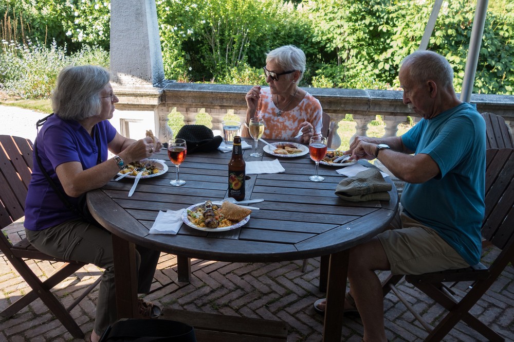 Joyce, Baiba, and Ronnie.<br />Free concert right next door to our inn.<br />Aug. 14, 2015 - At The Mount, Lenox, Massachusetts.