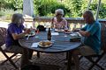 Joyce, Baiba, and Ronnie.<br />Free concert right next door to our inn.<br />Aug. 14, 2015 - At The Mount, Lenox, Massachusetts.