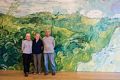 Baiba, Joyce and Ronnie after seeing the Van Gough exhibit.<br />Aug. 15, 2015 - At The Clark Museum in Williamstown, Massachusetts.