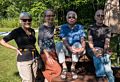 Baiba, Linda, Barry, and Ronnie.<br />Aug. 16, 2015 - Jacob's Pillow Dance, Becket, Massachusetts.