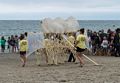 Theo Jansen's Strandbeests.<br />Aug. 22, 2015 - Cranes Beach, Ipswich, Massachusetts.