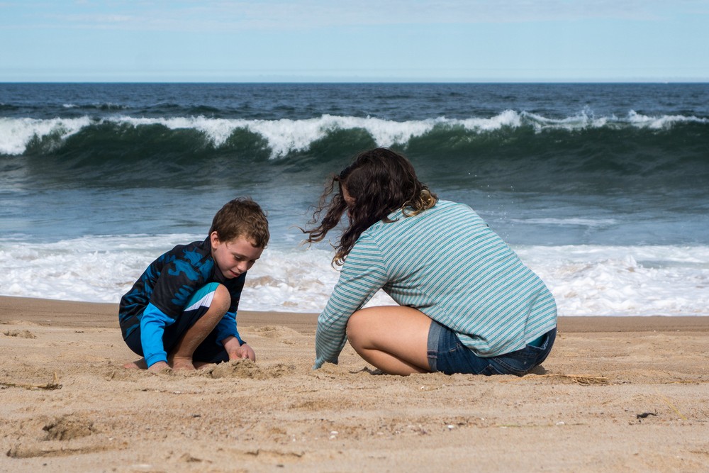 Matthew and Miranda.<br />Aug. 24, 2015 - Parker River National Wildlife Refuge, Plum Island, Massachusetts.