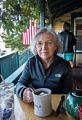 Joyce at the 2 Cats Restaurant. We had two very good breakfasts there.<br />Sept. 16, 2015 - Bar Harbor, Maine.