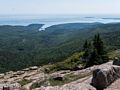 Otter Point and Otter Cove.<br />Sept. 16, 2015 - Atop Cadillac Mountain, Acadia National Park, Maine.