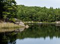 Round Pond.<br />A six mile hike with Joyce.<br />Sep. 25, 2015 - Pawtuckaway State Park, Nottingham, New Hampshire.