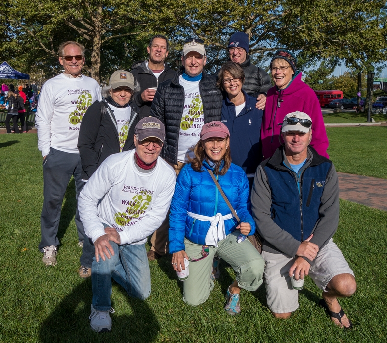 Joyce, David and his wife Deb, and others.<br />Walk Against Domestic Violence.<br />Oct. 4, 2015 - Newburyport, Massachusetts.