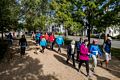 Joyce and Deb D. among the walkers.<br />Walk Against Domestic Violence.<br />Oct. 4, 2015 - Newburyport, Massachusetts.