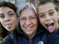 Miranda Joyce, and Matthew doing a selfie.<br />Stillwell's Ice Cream on Rt. 107.<br />Oct. 11, 2015 - Fremont, New Hampshire.