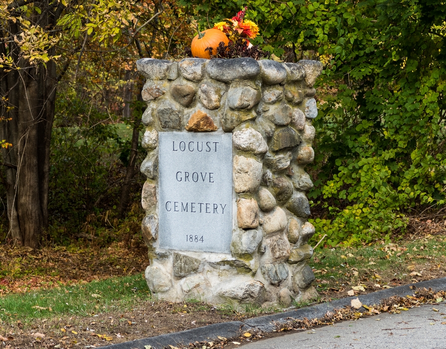 Oct. 22, 2015 - Locust Grove Cemetery, Merrimac, Massachusetts.