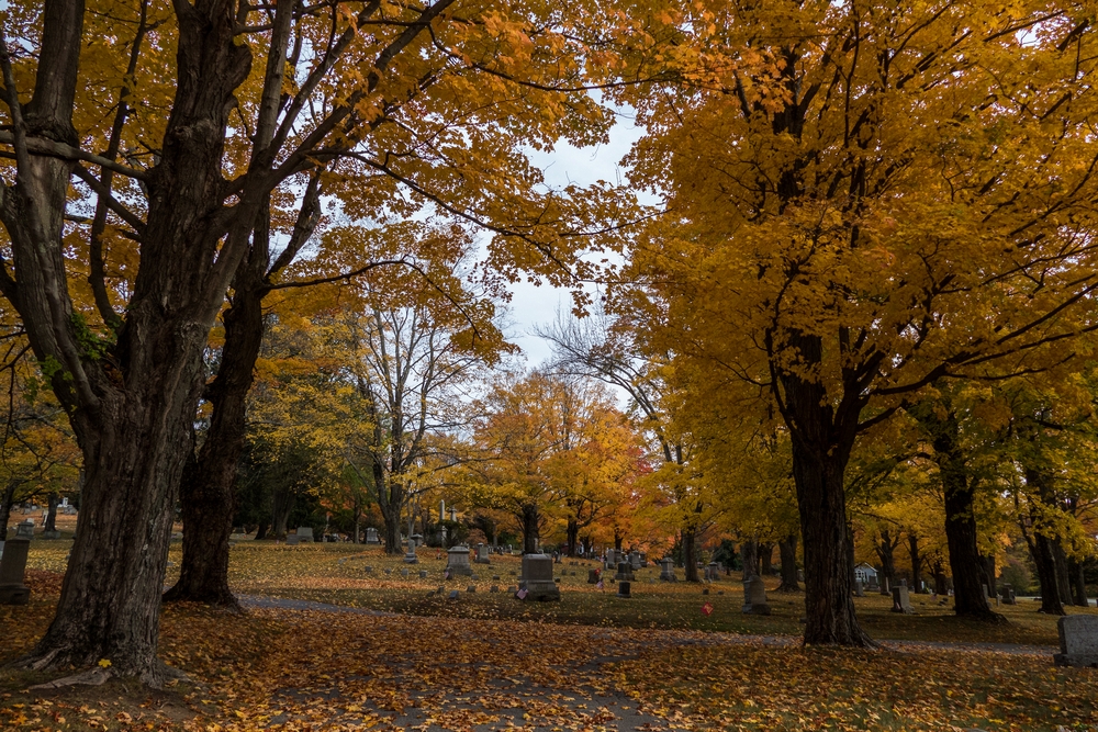 Oct. 22, 2015 - Locust Grove Cemetery, Merrimac, Massachusetts.