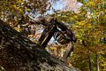 Art installation along the trail.<br />Oct. 30, 2015 - Lake Roland Park, Towson, Maryland.