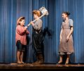 Fern convinces her father not to kill the piglet.<br />A performance of 'Charlotte's Web' at the Miscoe Hill Middle School.