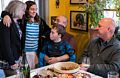 Joyce, Miranda, Matthew, Carl, and Tom.<br />Thanksgiving dinner.<br />Nov. 26, 2015 - At Paul and Norma's in Tewksbury, Massachusetts.