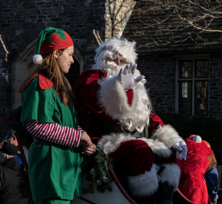 Santa.<br />Santa Parade.<br />Dec. 6, 2015 - Merrimac, Massachusetts.