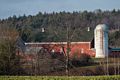 Farm across S. Hampton Rd.<br />Powwow River Conservation Area.<br />Dec. 10, 2015 - Amesbury, Massachusetts.