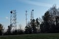 Antennas atop Powwow Hill.<br />Powwow River Conservation Area.<br />Dec. 10, 2015 - Amesbury, Massachusetts.