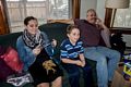 Miranda, Matthew, and Carl.<br />Dec. 24, 2015 - Christmas eve at home in Merrimac, Massachusetts.