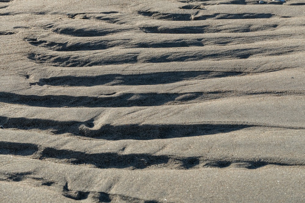 Pattern in the beach.<br />Dec. 25, 2015 - Parker River National Wildlife Refuge, Plum Island, Massachusetts.