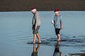 Santa's helpers on a warm December day.<br />Dec. 25, 2015 - Parker River National Wildlife Refuge, Plum Island, Massachusetts.