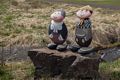 Figures next to driveway south of town.<br />May 25, 2015 - Akureyri, Iceland.