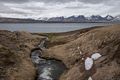 Steam emptying into Eyjafjrur.<br />May 25, 2015 - Svalbarsstrnd, Iceland