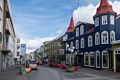 Hafnarstrti, the main drag downtown.<br />May 26, 2015 - Akureyri, Iceland.