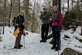 Joyce, Fred, and Nancy.<br />Short hike along Chickenboro Brook.<br />Jan. 31, 2016 - Thornton, New Hampshire