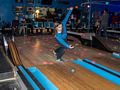 Miranda showing off her form.<br />Feb. 13, 2016 - Riverwalk Bowling, Amesbury, Massachusetts.