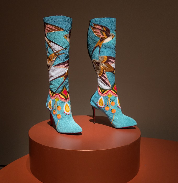 Native Fashion Now.<br />Feb. 14, 2016 - At the Peabody Essex Museum in Salem, Massachusetts.
