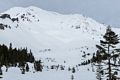 Snowshoeing. Mt. Shasta.<br /> Feb. 16, 2016 - Above Bunny Flat on skirt of Mt. Shasta, California.