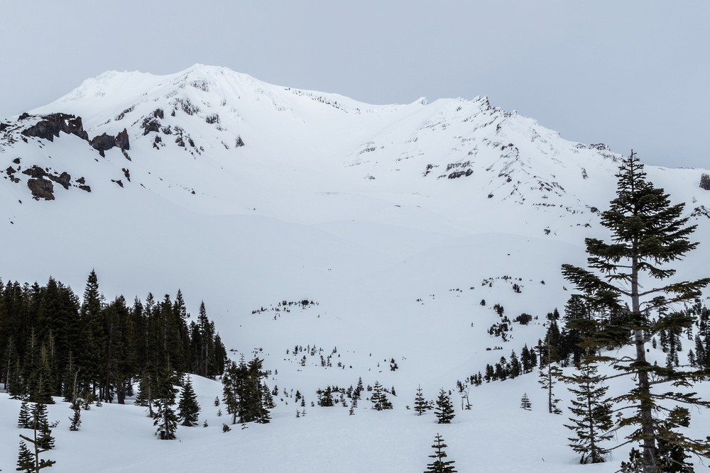 Melody and Sati snowboarding.<br /> Feb. 16, 2016 - Above Bunny Flat on skirt of Mt. Shasta, California.f