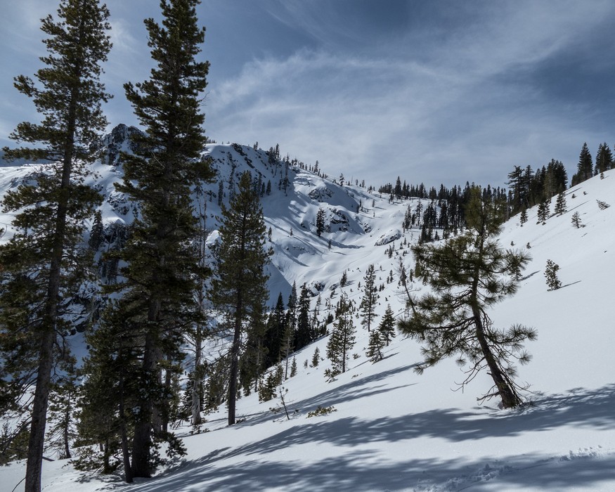 Snowshoeing.<br />Feb. 20, 2016 - Castle Lake, Northern California.