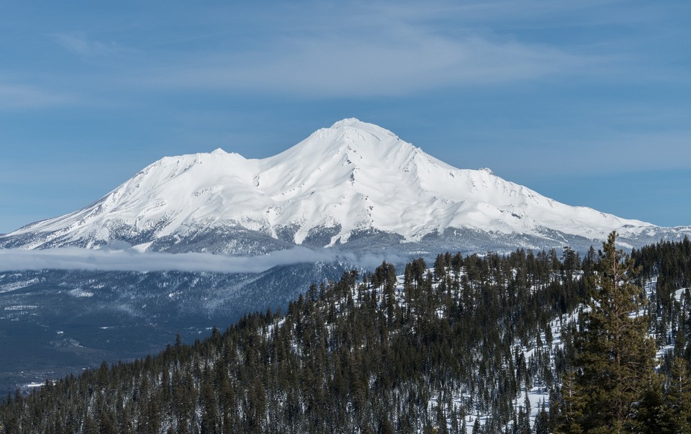Mt. Shasta.<br />Feb. 20, 2016 - Castle Lake, Northern California.