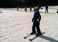 Matthew making progress on 2nd day on skis.<br />Feb. 28, 2016 - Wachusett Mountain, Massachusetts.