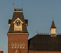 Town Hall clock tower.<br />March 6, 2016 - Merrimac, Massachusetts.