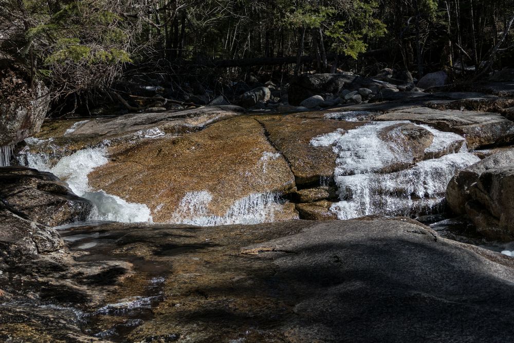 Drakes Brook.<br />Hike in the Drakes Brook Trail area.<br />March 19, 2016 - Waterville Valley, New Hampshire.