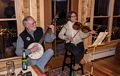 Fred and Moe playing some spring music.<br />March 19, 2016 - At Michael and Kathleen's in Campton, New Hampshire.