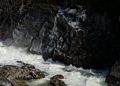 Livermore Falls on the Pemigewasset River.<br />March 20, 2016 - Blair Woodlands Natural Area, Campton, New Hampshire.