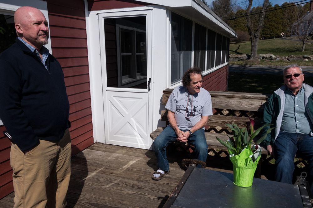 Tom, Paul, and Jim.<br />Easter.<br />March 27, 2016 - At Paul and Norma's in Tewksbury, Massachusetts.