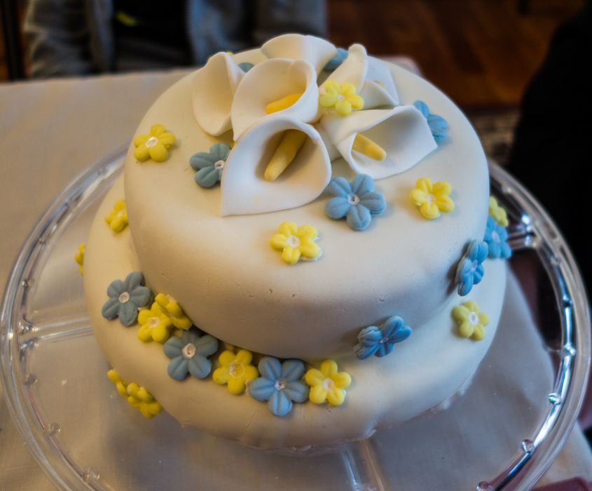 Holly's cake.<br />Easter.<br />March 27, 2016 - At Paul and Norma's in Tewksbury, Massachusetts.