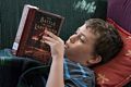 Matthew just got into reading.<br />April 20, 2016 - At home in Merrimac, Massachusetts.