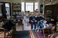 Joyce, Stephanie, and Rob.<br />May 21, 2016 - At Stephanie and Rob's in West Molesey, Surrey, England.