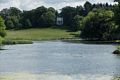 The Gothic Temple from afar.<br />May 23, 2016 - Painshill Park, Cobham, Surrey, England.