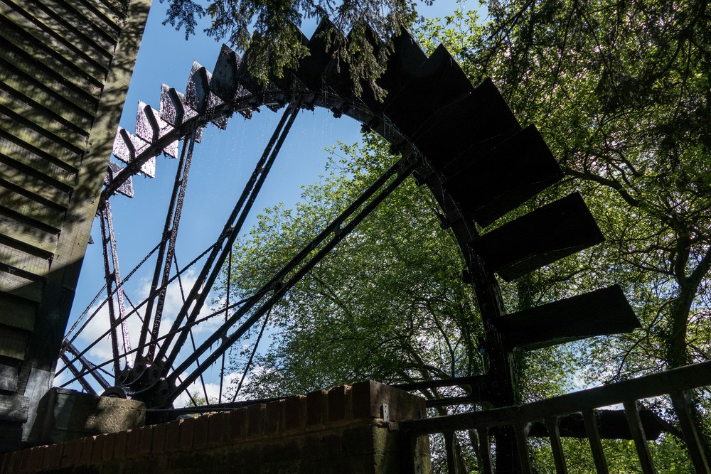 The Waterwheel.<br />May 23, 2016 - Painshill Park, Cobham, Surrey, England.