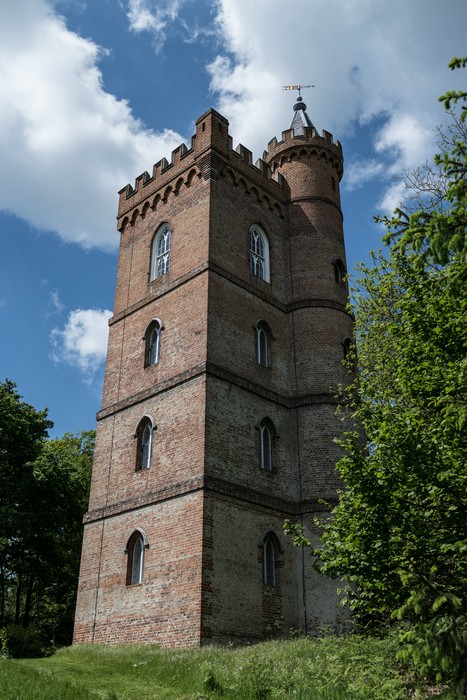 Gothic Tower.<br />May 23, 2016 - Painshill Park, Cobham, Surrey, England.